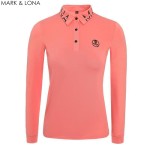 MARK&LONA 마크앤로나 6종 여성 골프 긴팔 카라티셔츠